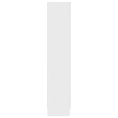 Valkoinen vitriinikaappi Mable 82,5x30,5x150cm (puinen)