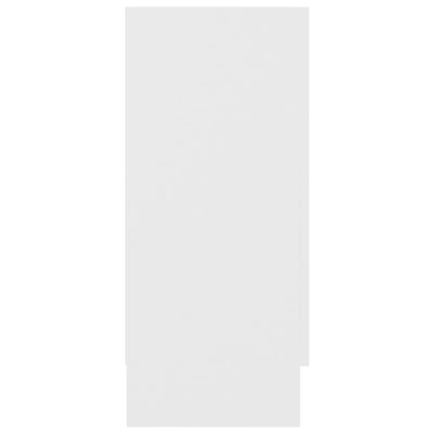 Valkoinen vitriinikaappi Arriana 120x30,5x70cm (puinen)