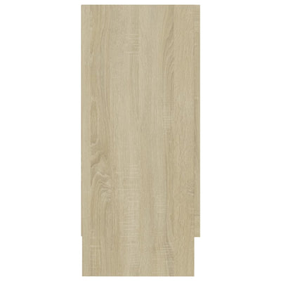 Vitriinikaappi Sonoma-tammi 120x30,5x70 cm tekninen puu