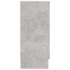 Vitriinikaappi betoninharmaa 120x30,5x70 cm tekninen puu