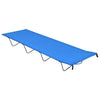 Retkisängyt 2 kpl 180x60x19 cm Oxford-kangas ja teräs sininen