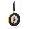 325164 vidaXL Wall Clock with Fried Egg Pan Design 18,8 cm