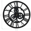 325168 vidaXL Wall Clock Black 30 cm Acrylic