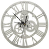 325169 vidaXL Wall Clock  Silver 30 cm Acrylic