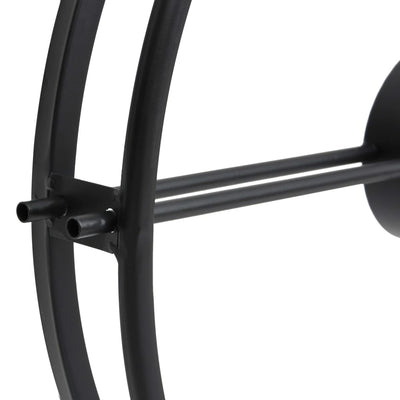 Musta seinäkello Buzac 52cm (rauta)