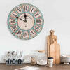 Seinäkello monivärinen 30 cm MDF