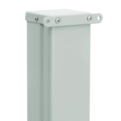 Musta sisäänvedettävä terassin sivumarkiisi Snr 600x160cm