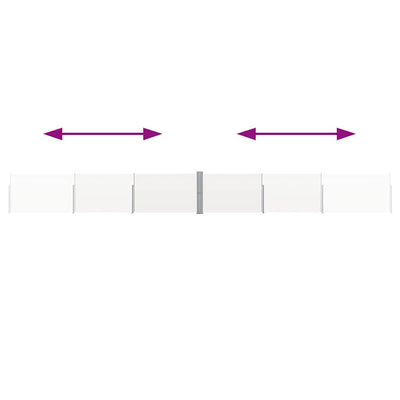 Kerma sisäänvedettävä terassin sivumarkiisi Solimna 140x1200cm