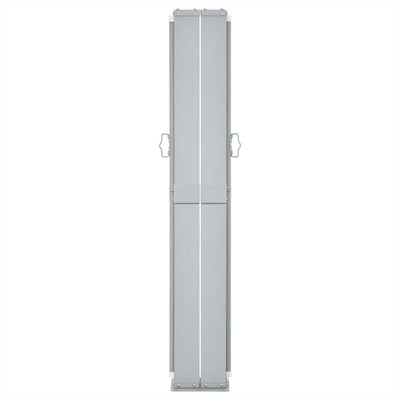 Ruskea sisäänvedettävä terassin sivumarkiisi Snr 170x1200cm