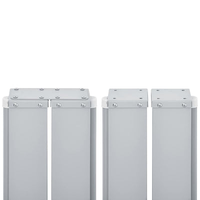 Sininen sisäänvedettävä terassin sivumarkiisi Snr 170x1200cm