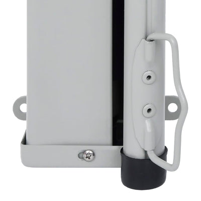 Punainen sisäänvedettävä terassin sivumarkiisi Snr 220x500cm