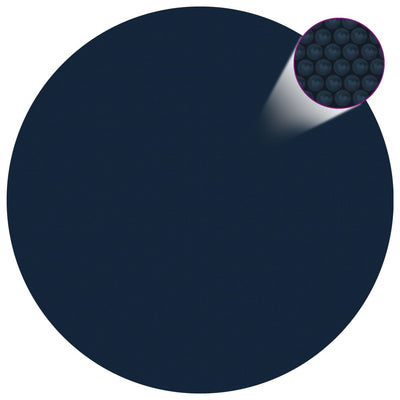 Kelluva uima-altaan PE-aurinkoenergiakalvo 381 cm sinimusta