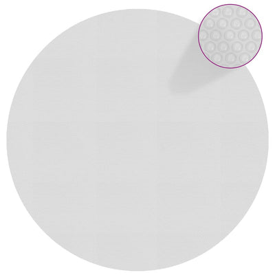 Kelluva uima-altaan PE-aurinkoenergiakalvo 455 cm harmaa