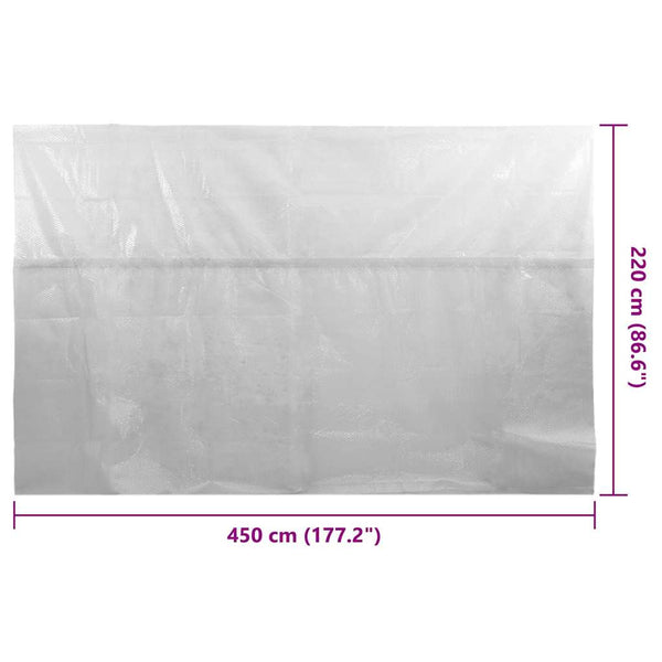 Kelluva uima-altaan PE-aurinkoenergiakalvo 450x220 cm harmaa