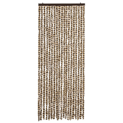 Beige ja ruskea hyönteisverho Septilici 56x185cm (chenille)