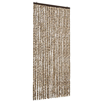Beige ja ruskea hyönteisverho Septilici 90x220cm (chenille)