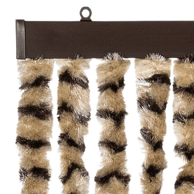 Beige ja ruskea hyönteisverho Septilici 90x220cm (chenille)