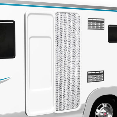 Vaalean- ja tummanharmaa hyönteisverho Septilici 56x185cm (chenille)