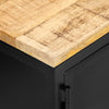 TV-taso 130x30x37 cm täysi karkea mangopuu