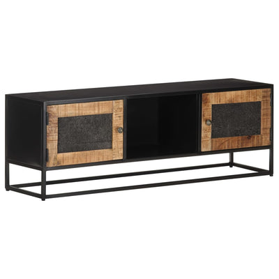 TV-taso 120x30x40 cm karkea mangopuu