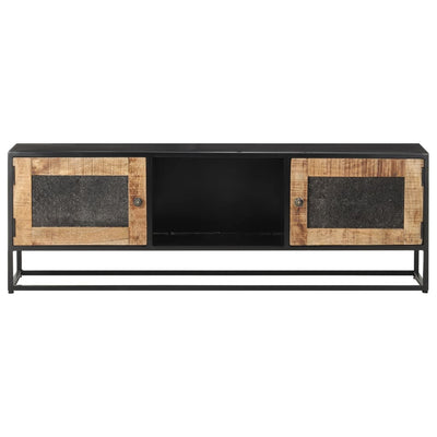 TV-taso 120x30x40 cm karkea mangopuu