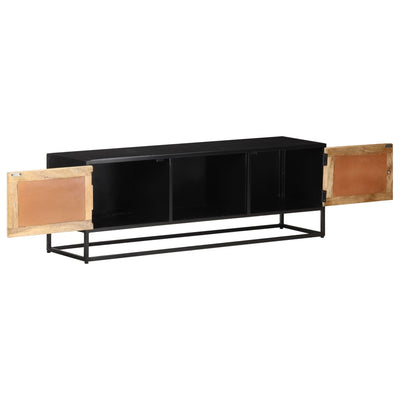 TV-taso 120x30x40 cm karkea mangopuu