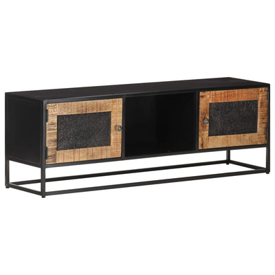 TV-taso 120x30x40 cm karkea mangopuu
