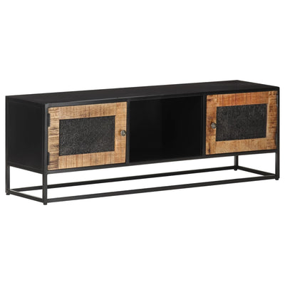 TV-taso 120x30x40 cm karkea mangopuu