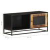 TV-taso 90x30x40 cm karkea mangopuu