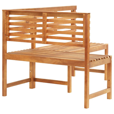 Kulmapenkki 140 cm akaasiapuu