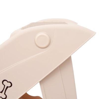 Taitettavat koiran portaat kerma 62x40x49,5 cm