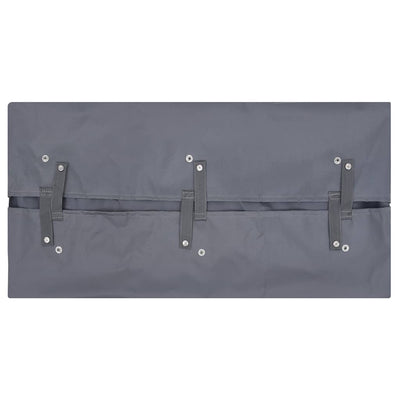 Tummanharmaa puutarhakärryn irtovuori Cociasu 81x41x40cm (kangas)