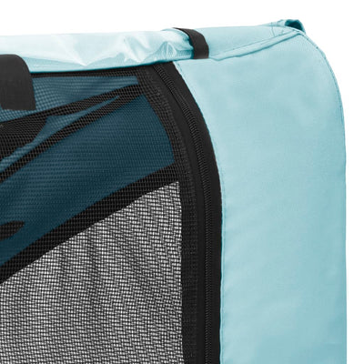 Lemmikinkuljetuskärry polkupyörään sininen ja musta