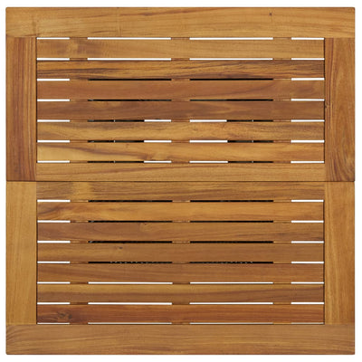 Musta baaripöytä Toderel 80x80x110cm (polyrottinki ja akaasiapuu)