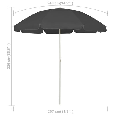 Rantavarjo antrasiitti 240 cm