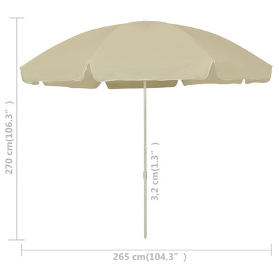 Rantavarjo hiekankeltainen 300 cm