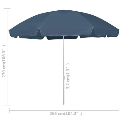 Rantavarjo sininen 300 cm