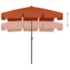 Ranta-aurinkovarjo terrakotta 200x125 cm