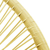 Beige puutarhan acapulco tuoli Niculii (polyrottinki)