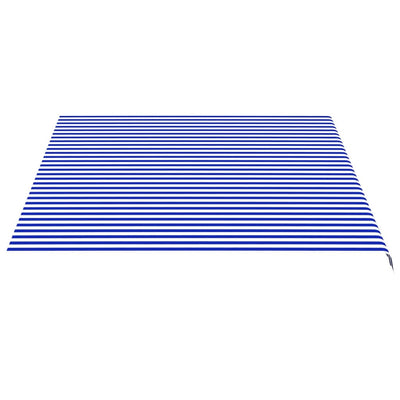 Varakangas markiisiin sininen ja valkoinen 4,5x3,5 m