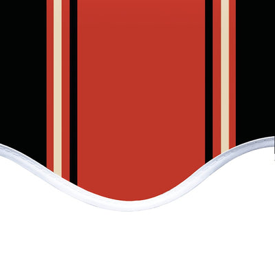 Oranssi ja ruskea varakangas markiisiin Ferin 5x3,5 m