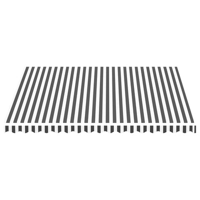 Antrasiitti ja valkoinen varakangas markiisiin Ferin 4x3,5 m