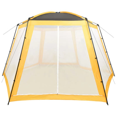Uima-altaan teltta kangas 500x433x250 cm kangas keltainen