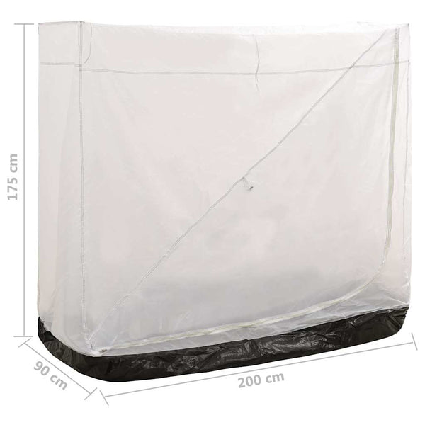 Universaali sisäteltta harmaa 200x90x175 cm