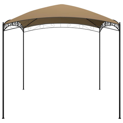 Huvimaja 3x4x2,65 m ruskeanharmaa 180 g/m²