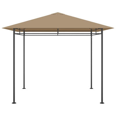 Huvimaja 3x3x2,7 m harmaanruskea 180 g/m²