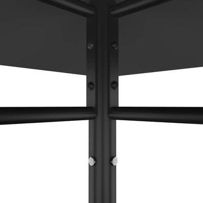 Huvimaja 3x3x2,7 m antrasiitti 180 g/m²