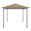 Huvimaja 384x281x270 cm harmaanruskea 180 g/m²