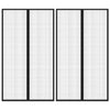 Hyönteisverhot oveen 2 kpl magneettikiinnitys musta 200x80 cm