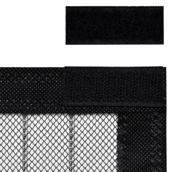 Musta hyönteisverhot oveen Giica 200x80cm (2 kpl magneettikiinnitys)
